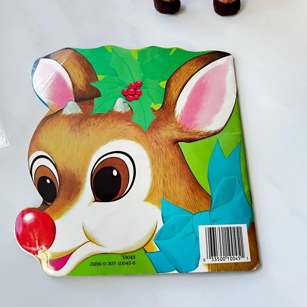 vintage Rudolph The Red-Nosed Reindeer Stuffins limited edition set 90s with tag